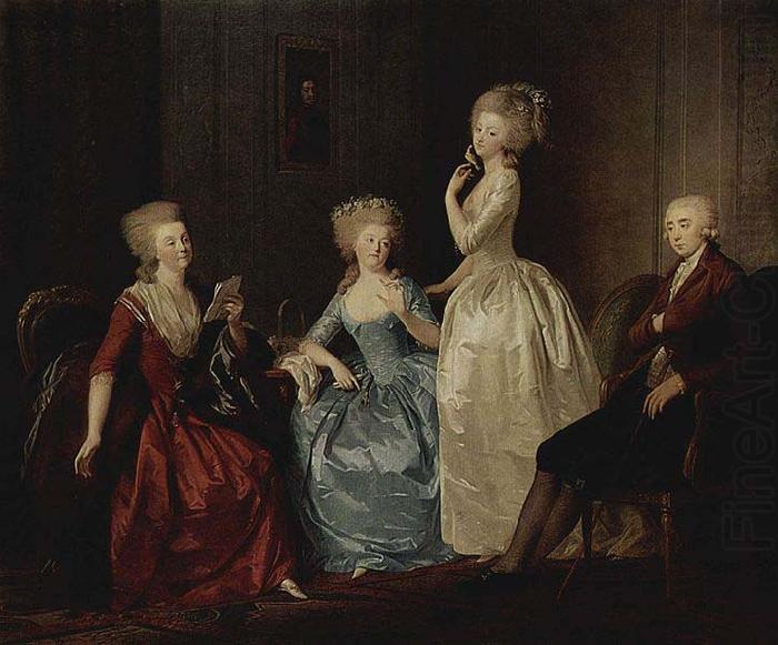 Portrat der Grafin Saltykowa und ihrer Familie, TISCHBEIN, Johann Heinrich Wilhelm